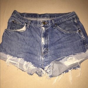 High waist shorts